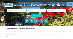 Desktop Screenshot of ellsworthchamber.org